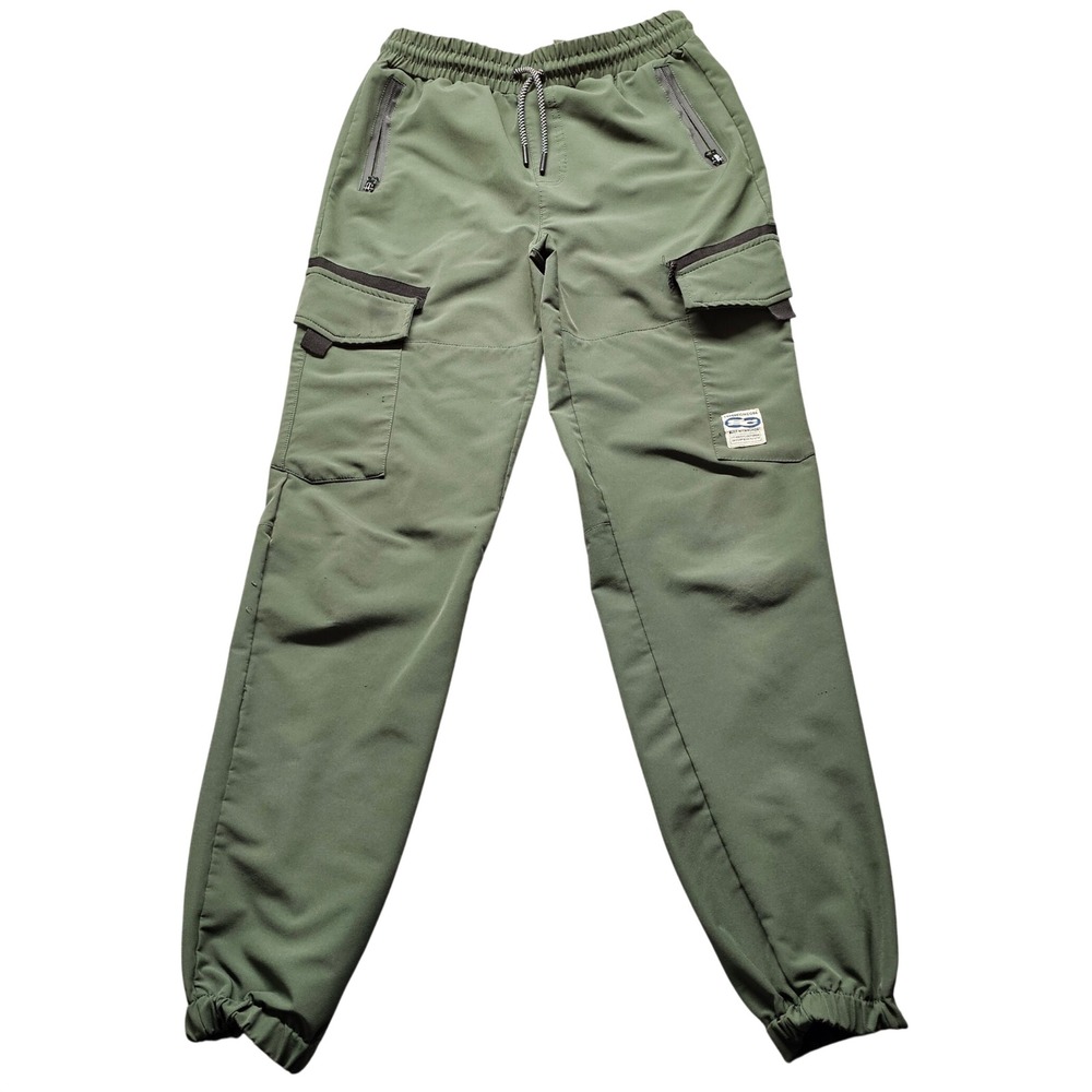 Sovereign Code Eternal Duffel Bag Cargo Joggers Boys 14/16 Green P1112 Techwear